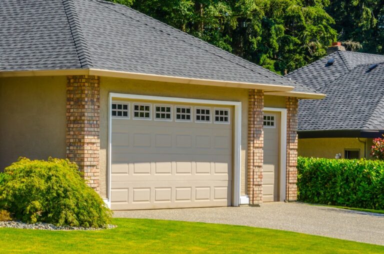 How to Find the Perfect Garage Door Color for Your Home - Shutterstock 506999056 768x508