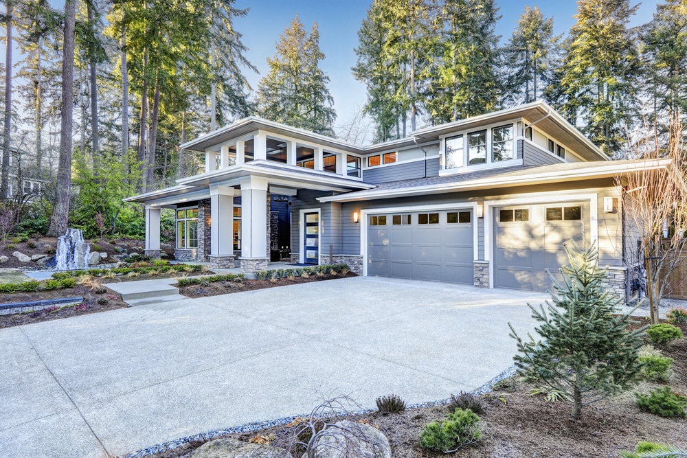 beautiful home with two car garage to raise home value