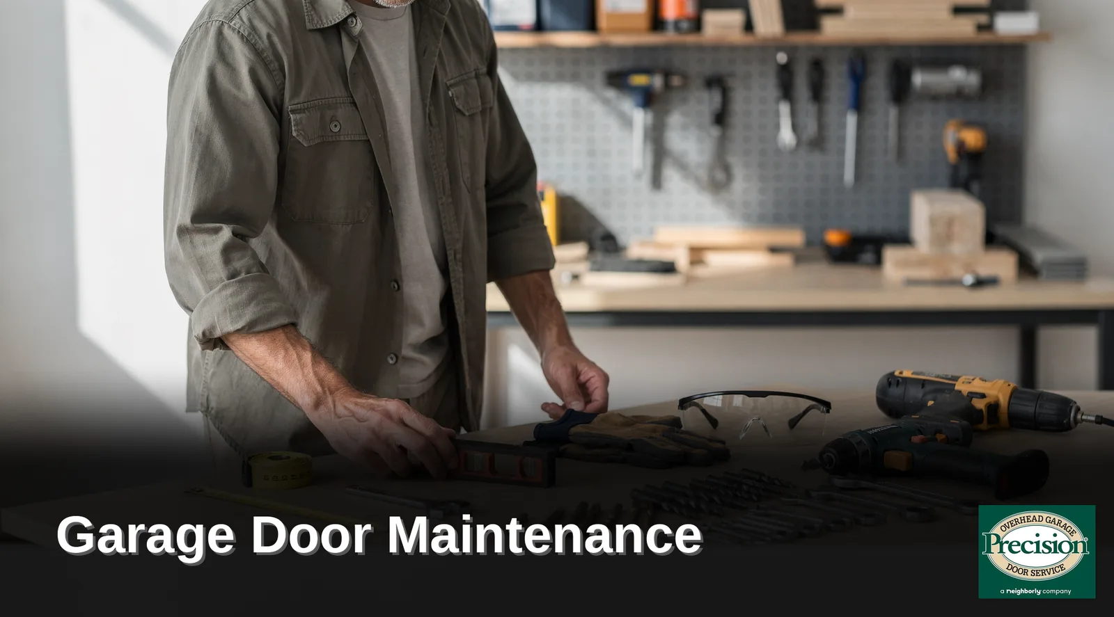 Gather a 2x4 wooden board, silicone-based lubricant, and cloth rag before starting a maintenance session