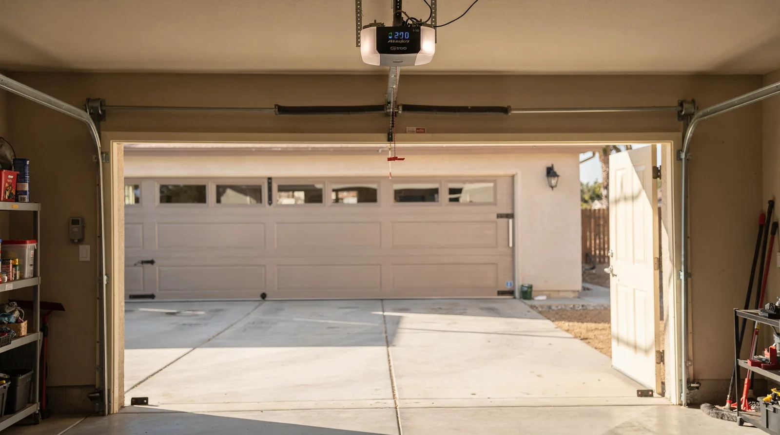 A wide selection of LiftMaster openers is available for Fresno-area installations.; The 8165W Contractor Series